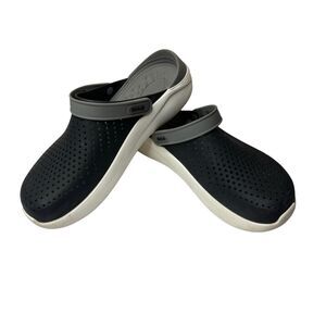 Crocs Unisex Black Slate Grey Literide 360 Clogs M10/W12